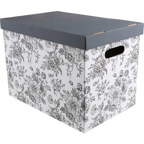 Boîte de rangement décorative écologique 45 x 31 x 32 cm (1/4)