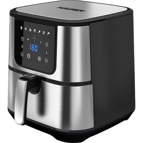 Freidora Sin Aceite 1800 W. Capacidad 5.5 litros. Air Fryer 7 Programas Freidora Aire Caliente, Freidora Aceite. Regulable. (1/2)