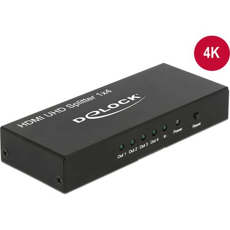 DeLOCK 18684 divisor de video HDMI 4x HDMI (1/3)