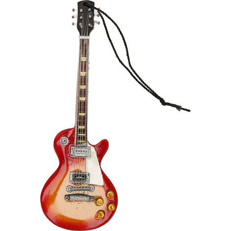 Exquisite Miniatur-E-Gitarre aus Holz, ideal als Dekoration für Festivals, Musikveranstaltungen, Hochzeiten und Partys (07) (1/5)