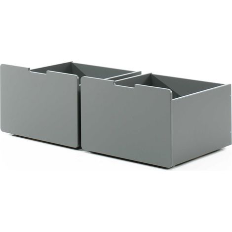 Ensemble de 2 tiroirs Pip - gris