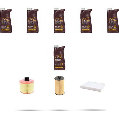 Kit tagliando 3 FILTRI e 6L OLIO compatibile con Opel Astra K 1.6 Turbo 147kw Dal 2015 (1/5)