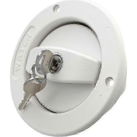 Accessoires pour caravanes et camping-cars 2024 : entrée d'eau par gravité modifiée avec serrure à clé, trappe d'entrée du réservoir d'eau pour remorque/camping-car (1/5)