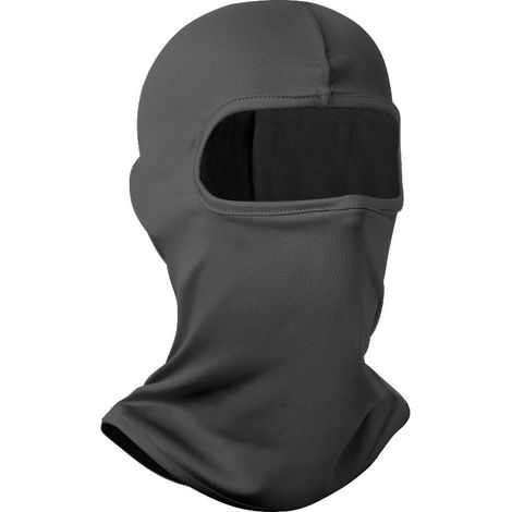 Cagoule longue homme gris foncé - Protection UV et vent, idéale ski, snowboard et moto, masque couvre-cou intégral, taille unique, respirant et extensible (1/5)