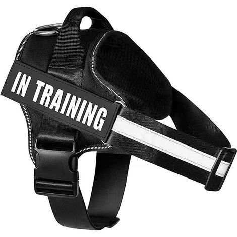 Harnais pour Chien Anti Traction Réglable Ceinture de Poitrine avec Attache Devant Boucle Facile à Mettre Réfléchissant Randonnées Chasse Arnet Harnais pour Petit Moyen Grandes (XL) (1/5)