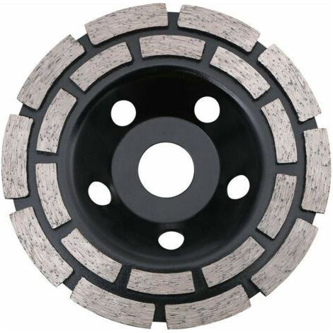 Disque diamanté universel 125x22,2 mm double rangée pour béton, pierre, granit et maçonnerie