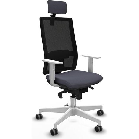 piqueras-y-crespo Horna chaise bureau blanc confortable