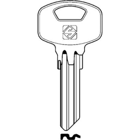 Chiave piatta yale ya89sm silca acciaio nichelato (10 pezzi) Silca