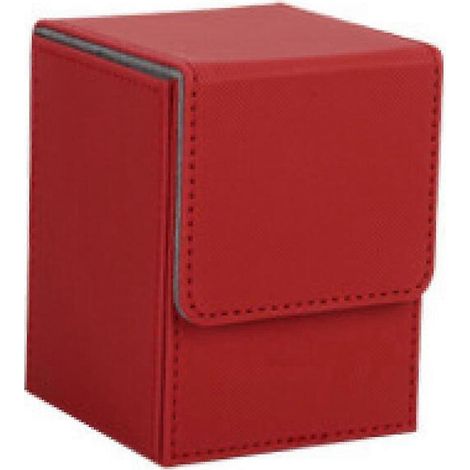 Boîte de jeu de cartes à pochettes pour classeurs Yugioh : plus de 100 cartes, rouge (1/5)