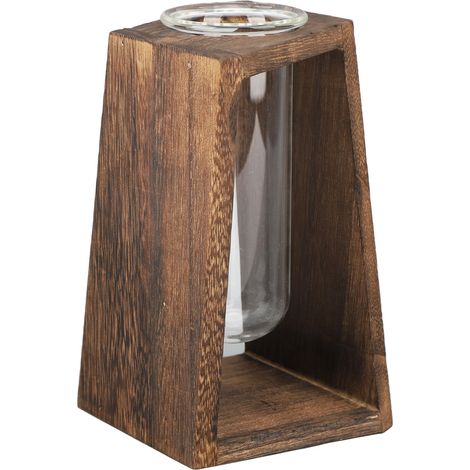Terrarium en Tube de Verre pour Plantes, Décoration de Bureau Artisanale, Kit de Jardinage pour Plantes Hydroponiques, Barbecue au Charbon (1/5)