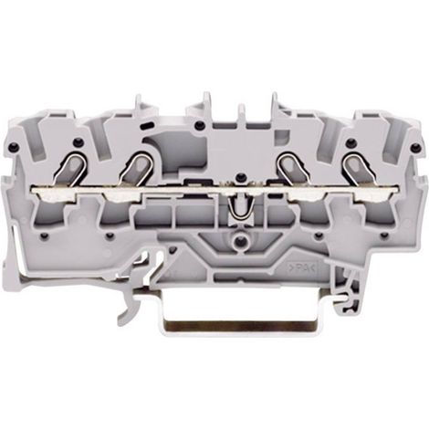 Borne de passage WAGO 2000-1401 3.50 mm ressort de traction Affectation: L gris 1 pc(s) (1/2)