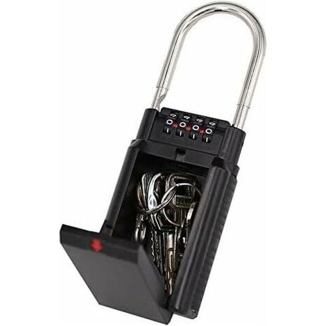 Cassetta di sicurezza per chiavi, cassetta di sicurezza per chiavi codificate, cassaforte con serratura a combinazione, deposito sicuro per chiavi di accesso - AquaForge (1/5)