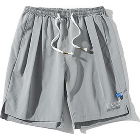 1 short de bain, polyester, cordon de serrage, sans doublure, poches latérales et arrière, pour natation, surf, course, salle de sport (1/5)