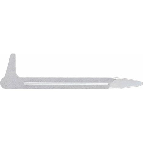 Gond de tornillo plano de acero - Zincado 4,5 x 60 x 20 - Caja de 100 (1/2)
