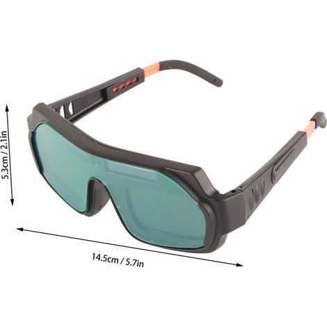 Lunettes de soudeur Gradation automatique Anti-éblouissement Résistant aux rayures Lunettes de soudage professionnelles avec sangle élastique Version améliorée,DUBUNS (1/3)