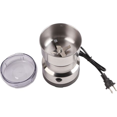 Moulin à café électrique pour grains et épices, en acier inoxydable, 4 lames, portable, prise US 110 V (1/5)