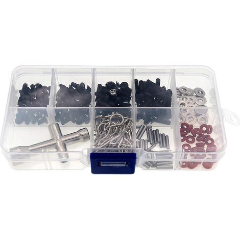 Kit d'outils à vis 2026271 pièces, comprenant une clé hexagonale et une boîte à outils, compatible avec les voitures télécommandées HSP 1/10. (1/5)