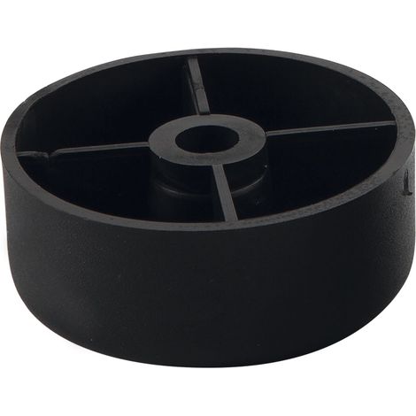 Möbelgleiter (Möbelfüße) ø 50 mm Höhe 20 mm Polsterfüße Kunststoff schwarz