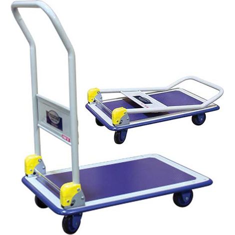 Carrello di manutenzione ripiegabile 500 kg - Piano 1240x790 mm in acciaio rinforzato - 805007153