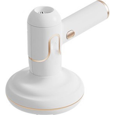 Aspirateur anti-acariens portable sans fil et léger, blanc, idéal pour la maison, le matelas et la voiture.