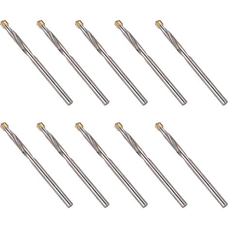 10 HSS-Spiralbohrer, zylindrischer Schaft, Wolframstahl, für Holz und Metall, Präzisionsbohren, 4,2 mm, Set (1/5)