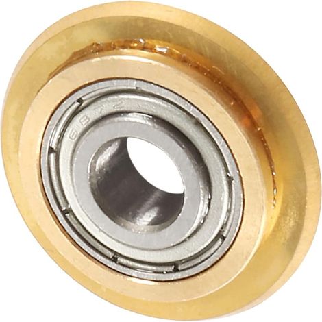 22mmx6mmx6mm Tungstène Carbure Tuile Coupeur Roue 1 Pièce, Coupeur Rechange Roue pour Porcelaine et Céramique Tuile, Titane Revêtement (1/4)