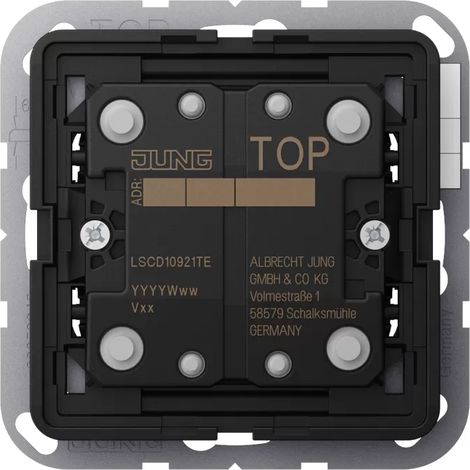 Jung KNX Taster Erweiterung, 2fach, F10, Serie CD/LS LS CD 1092 1TE (1/2)