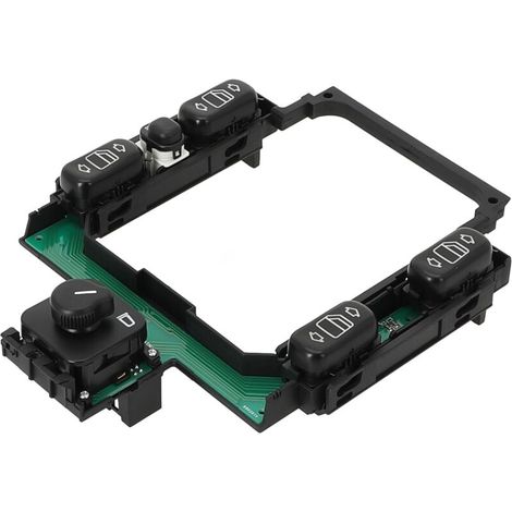 Interrupteur de lève-vitre électrique automobile A2028208210, compatible avec les Mercedes-Benz C220, C230 et C280, commande la montée et la descente des vitres électriques, facile à utiliser et améli (1/4)
