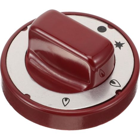 XEPHO Bouton de Cuisinière Gaz Rouge ABS 70mm, Prise Facile (1/5)