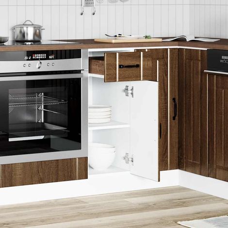 Maison Exclusive - Base da Cucina Lucca Rovere Marrone in Legno Multistrato