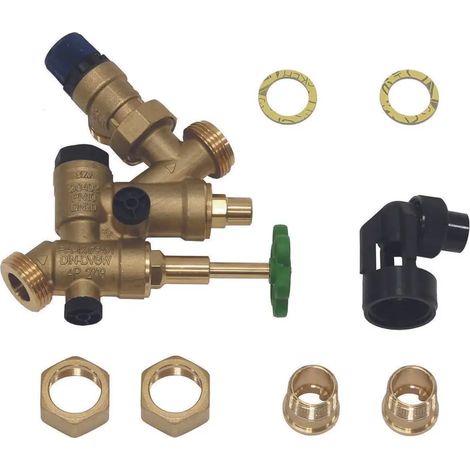 Vaillant Grupo de seguridad de acumulador para acumulador de más de 200 l, 10 bar, R 3/4, 305827