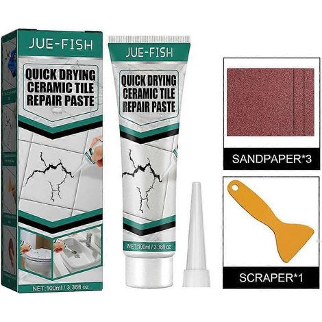 Crème de réparation murale pratique. crème de réparation imperméable pour carrelage et trous de décollement (1/5)
