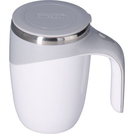 Tasse à café électrique automatique 380ml en acier inoxydable 304, idéale pour bureau, voyage et maison (1/5)