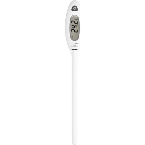 Termómetro electrónico portátil con sonda de acero inoxidable de alta precisión para cocinar leche en agua. (1/5)