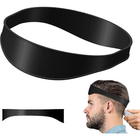 Gabarit de rasage pour la nuque et bandeau Swerve Haircut, guide de coupe de cheveux pour une coupe à domicile facile et rapide. (1/5)