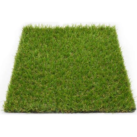 Prato Sintetico 1x4 m Erba Artificiale 18 mm Drenante Effetto Naturale per Giardino - Dr. C