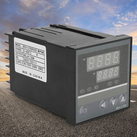 REX C700FK02-MYAN Intelligenter PID-Temperaturregler mit dualer Digitalanzeige (1/5)