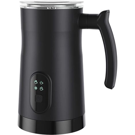 Mousseur à lait électrique 4 en 1, mousseur à lait automatique chaud et froid 350 ml pour café et latte (norme européenne)