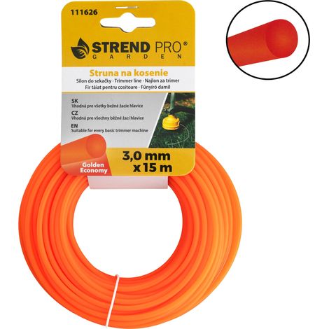Trimmerfaden Golden Economy 3,0 mm, L-15 m, rund