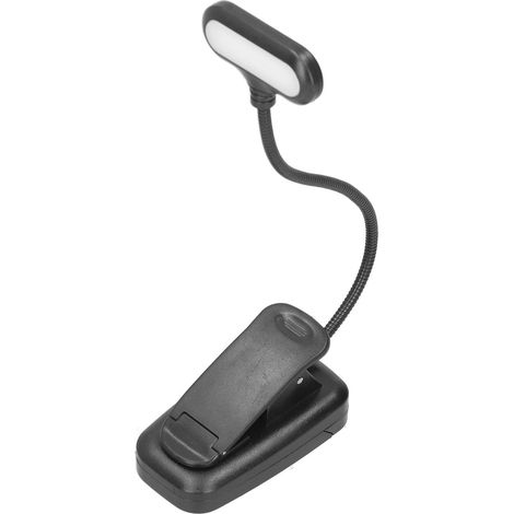 Lampe de chevet à pince LED pour lecture, protection oculaire, étudiant, bureau et lit (1/5)
