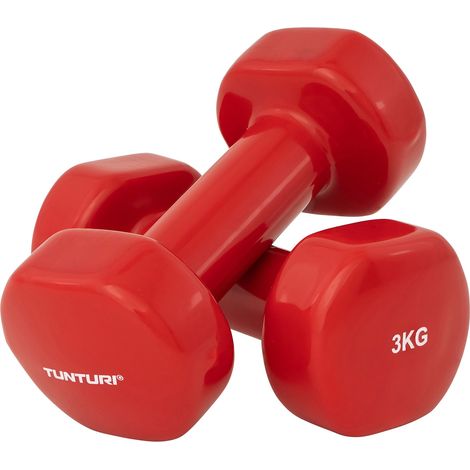 Tunturi 14TUSFU111 Hantel Kurzhantel mit festem Gewicht 3 kg 2 Stück(e) (1/4)