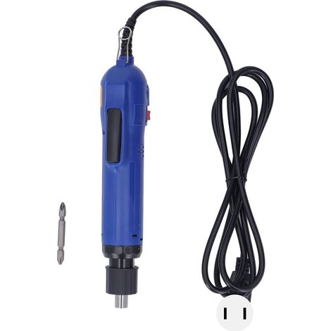110-V-Elektroschraubendreher mit Kabel und US-Stecker, einstellbarem Drehmoment, Sechskant-Handreparaturwerkzeug für kraftvolles Schrauben. (1/5)