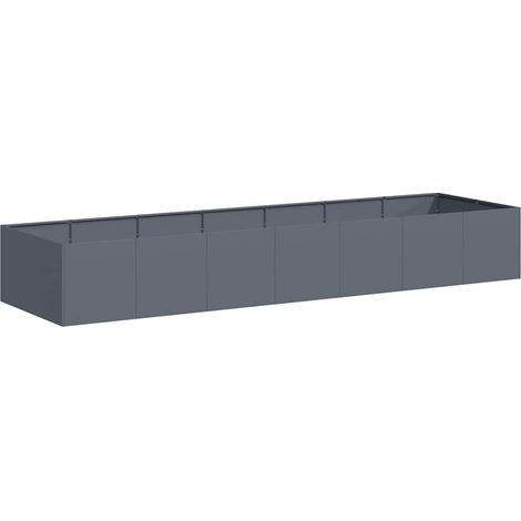 Maison Exclusive - Jardinera acero gris antracita 280x80x40 cm