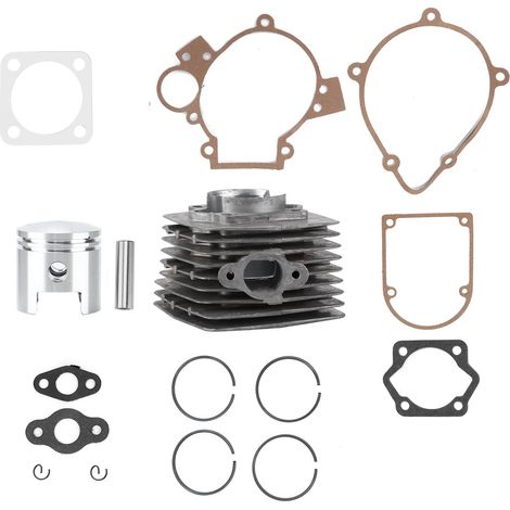 Kit cylindre moteur 47mm avec piston, joint, axe et segments pour vélo motorisé 80cc, ensemble complet pièces de rechange (1/5)
