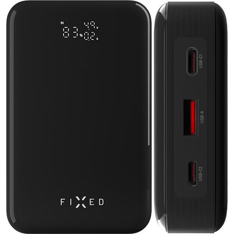 Powerbank FIXED Zen 20 Pro con pantalla LCD PD 130W Negro 1 unidad. (1/5)