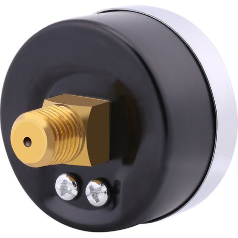 Manomètre miniature (1 pièce) pour carburant, air, huile ou eau, 0-200 psi / 0-14 bar, filetage NPT (1/5)