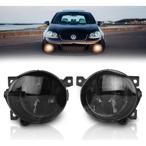 Feux anti-brouillard compatibles avec GTI Golf V/5 Jetta III/3 Scirocco Up Amarok, (1K1 1K5 1K2 137 138 MK5 MKV), SEAT Mii KF1, Skoda Citigo, 10/2003-04/2017 (Fumée) (1/5)