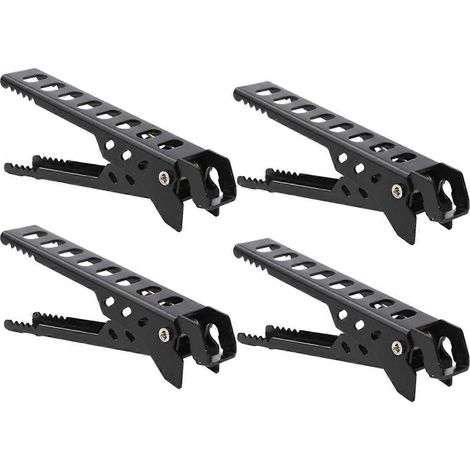 Accessoires de table anti-brûlure pour pique-nique en extérieur, pince noire (1/5)