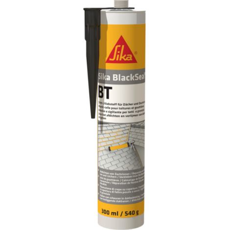 Mastic colle construction Sika Blackseal BT - Noir - 300 ml (1/5)