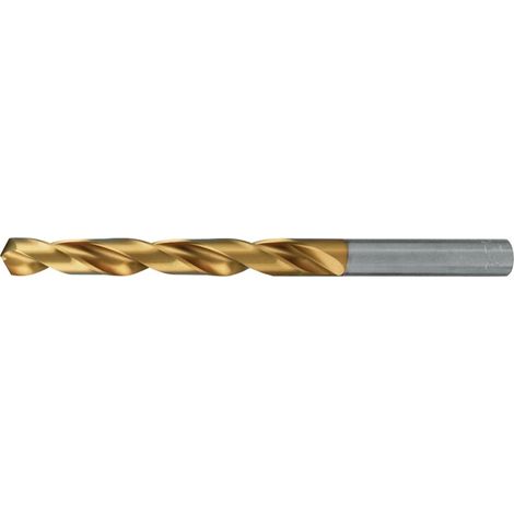 Spiralbohrer DIN 338 TypN D.8,3mm HSS profilgeschl.TiN Zyl.schaft kurz TECWERK